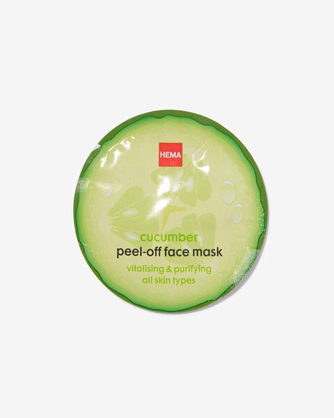 peel-off masker met komkommer - 17850037 - HEMA