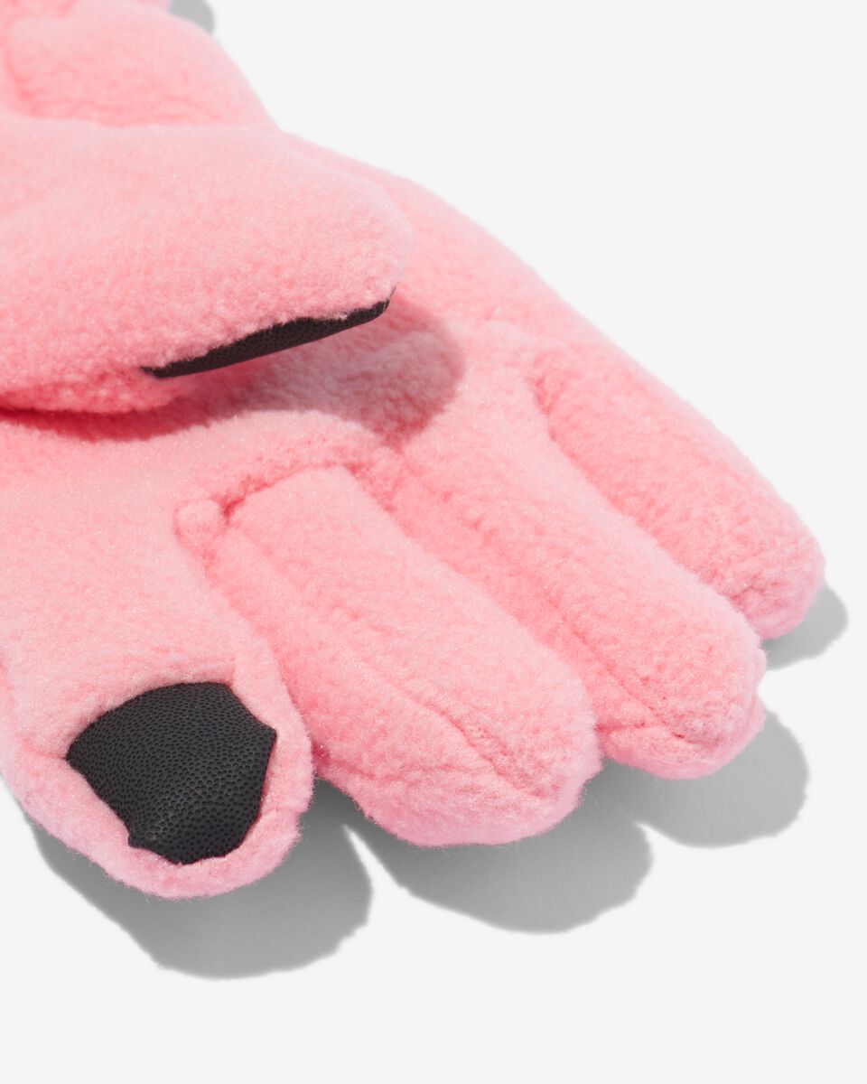 kinderhandschoenen met touchscreen roze 146/152 - 16790254 - HEMA