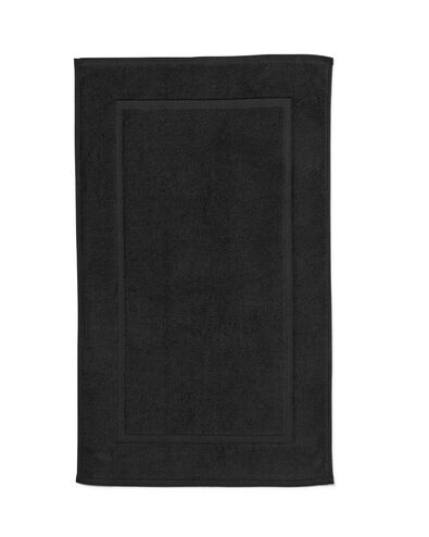 badmat 50x85 zware kwaliteit zwart - 5245406 - HEMA