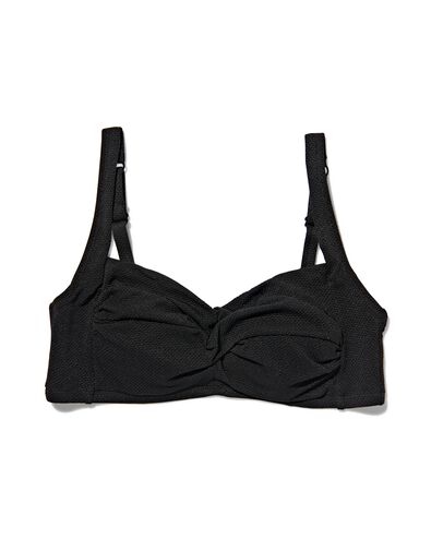 prothese bikini top zwart XL - 22310209 - HEMA