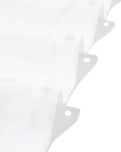 douchegordijn 180x200 recycled polyester wit - 80390240 - HEMA douchegordijn 180x200 recycled polyester wit - 80390240 - HEMA