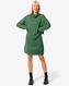 dames jurk met col gebreid Vicky groen XL - 36326939 - HEMA