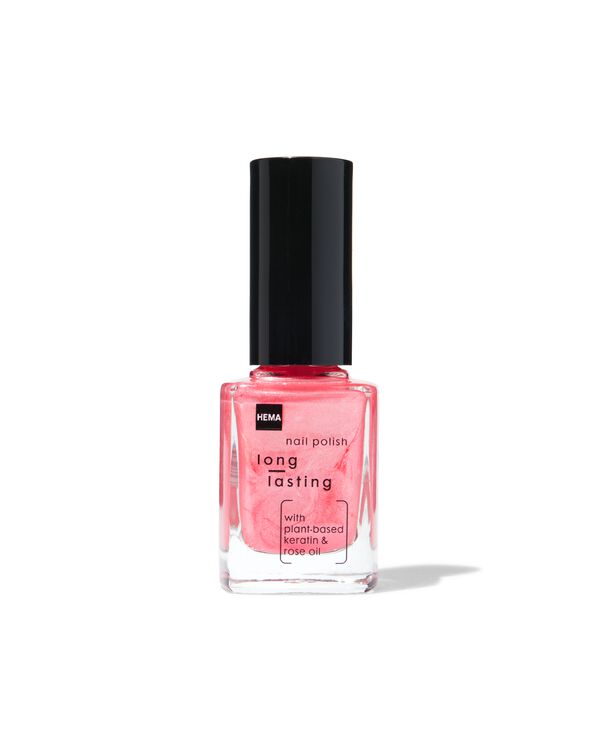 langhoudende nagellak 106 sparky blush - 11240906 - HEMA