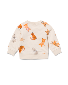 newborn sweater katten ecru ecru - 1000029872 - HEMA