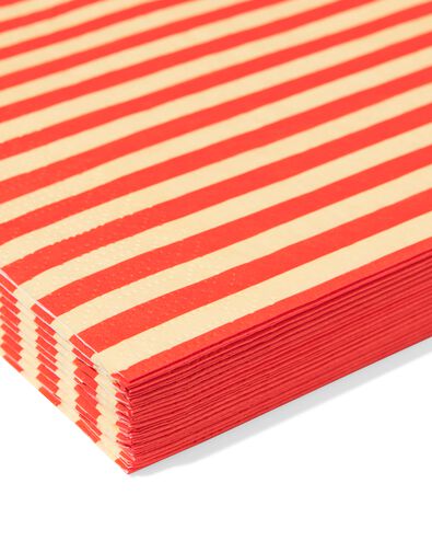 servetten 33x33cm papier strepen - 20 stuks - 41840270 - HEMA