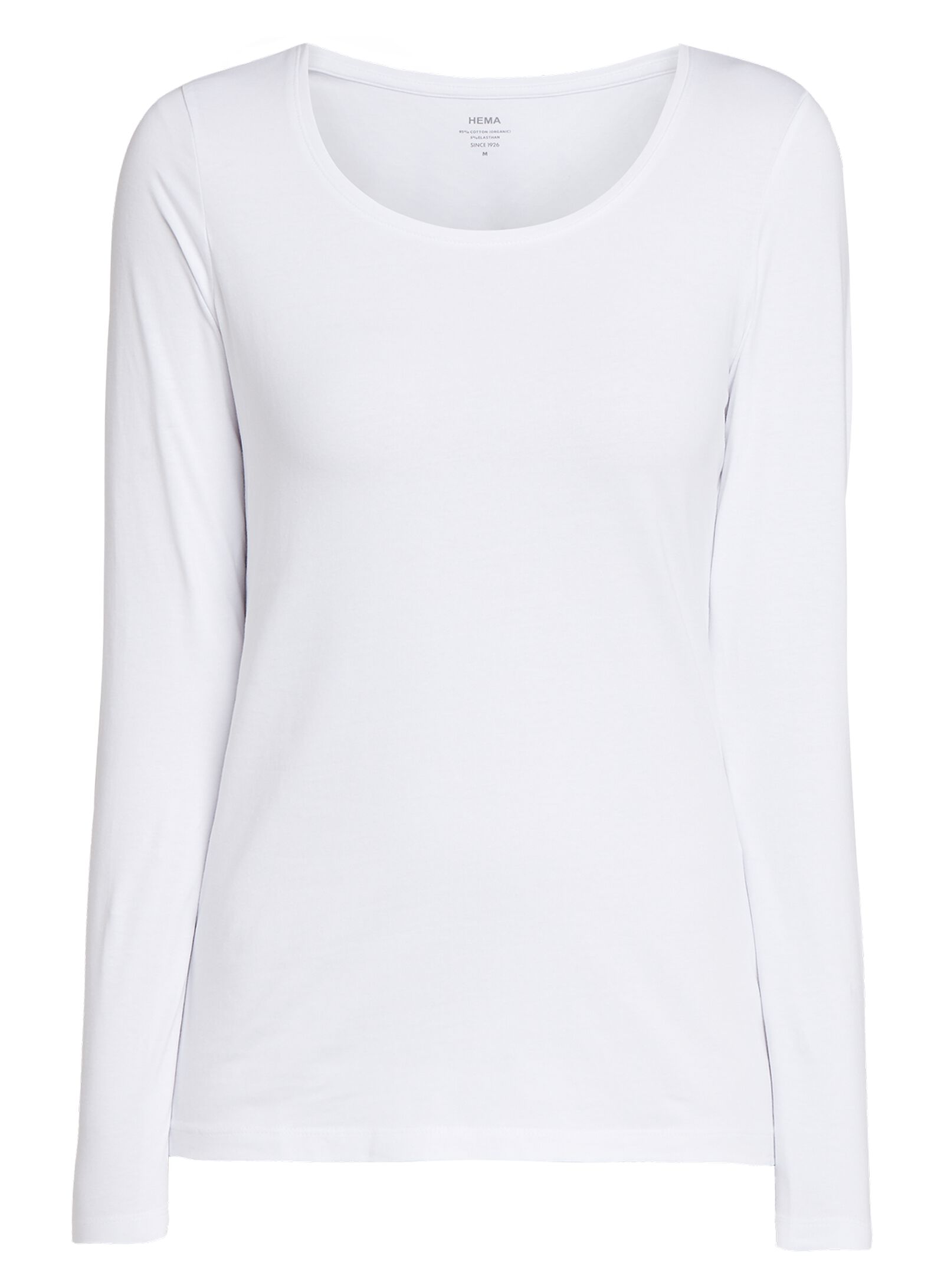 Image of HEMA Dames Basic T-shirt Wit (wit)