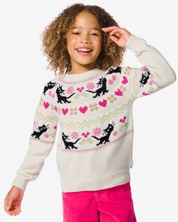 Siepie Gebreide Kindertrui Gebroken Wit (gebroken wit)