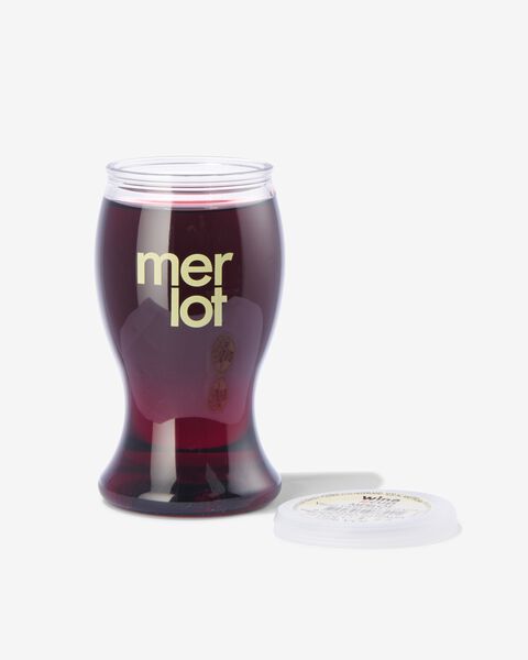 wine in cup merlot 187ml - 17360583 - HEMA
