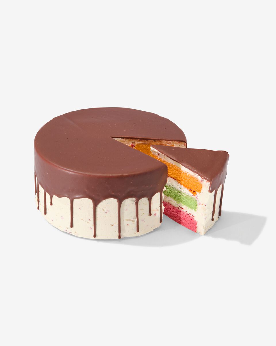 dripcake chocolade drie kleuren 16 p. - 6330061 - HEMA