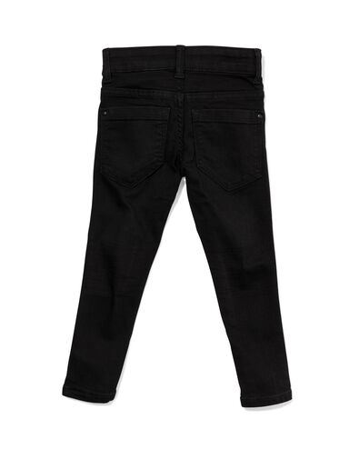 kinder jeans skinny fit zwart 92 - 30874858 - HEMA
