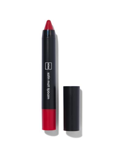 satin matt lipbalm 17 rood - 11230317 - HEMA
