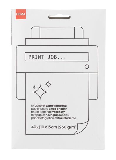glossy fotopapier - 38340081 - HEMA