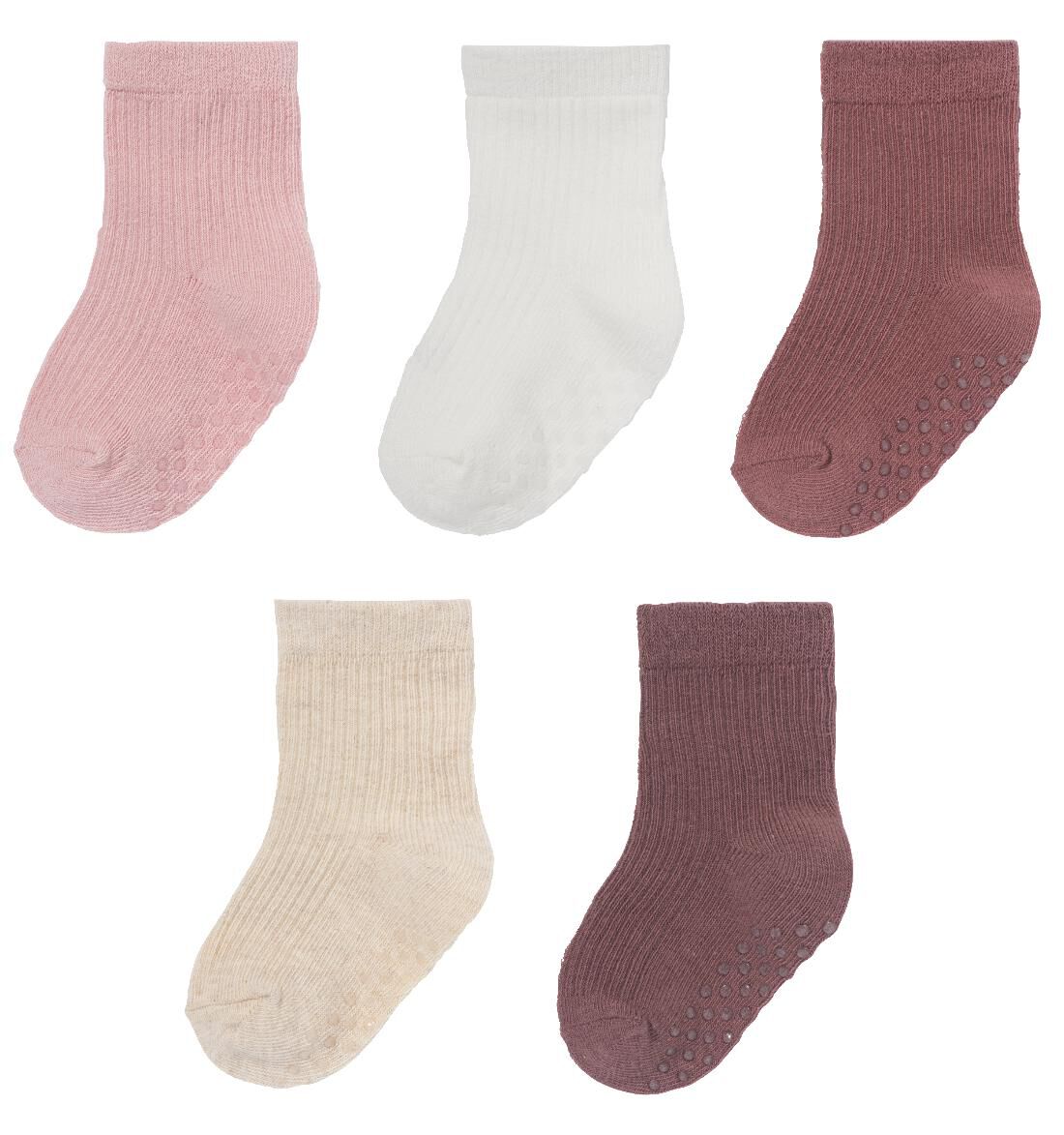 HEMA Baby Sokken Met Katoen - 5 Paar Roze (roze)