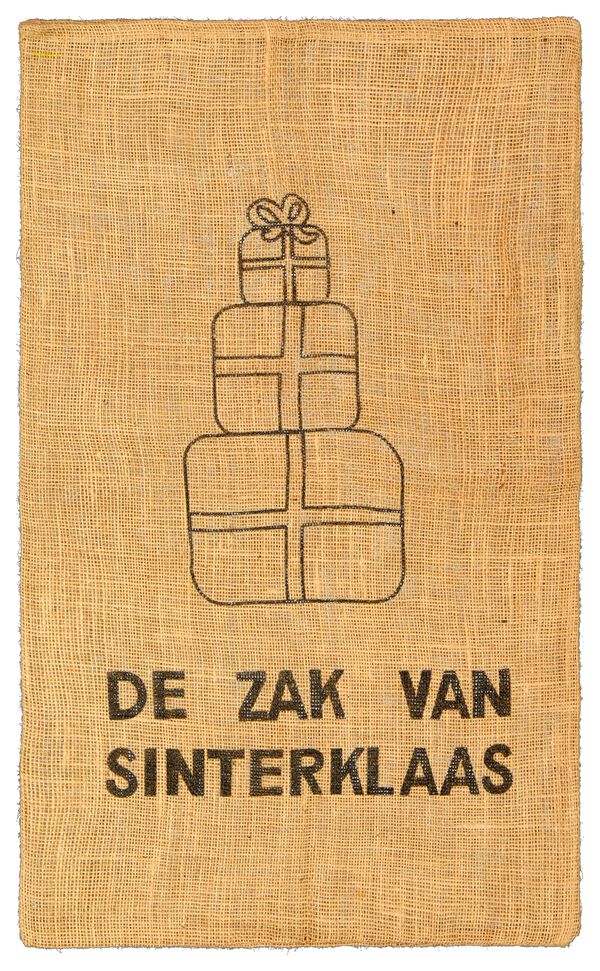 jute zak 86x51 Sinterklaas - 25910035 - HEMA