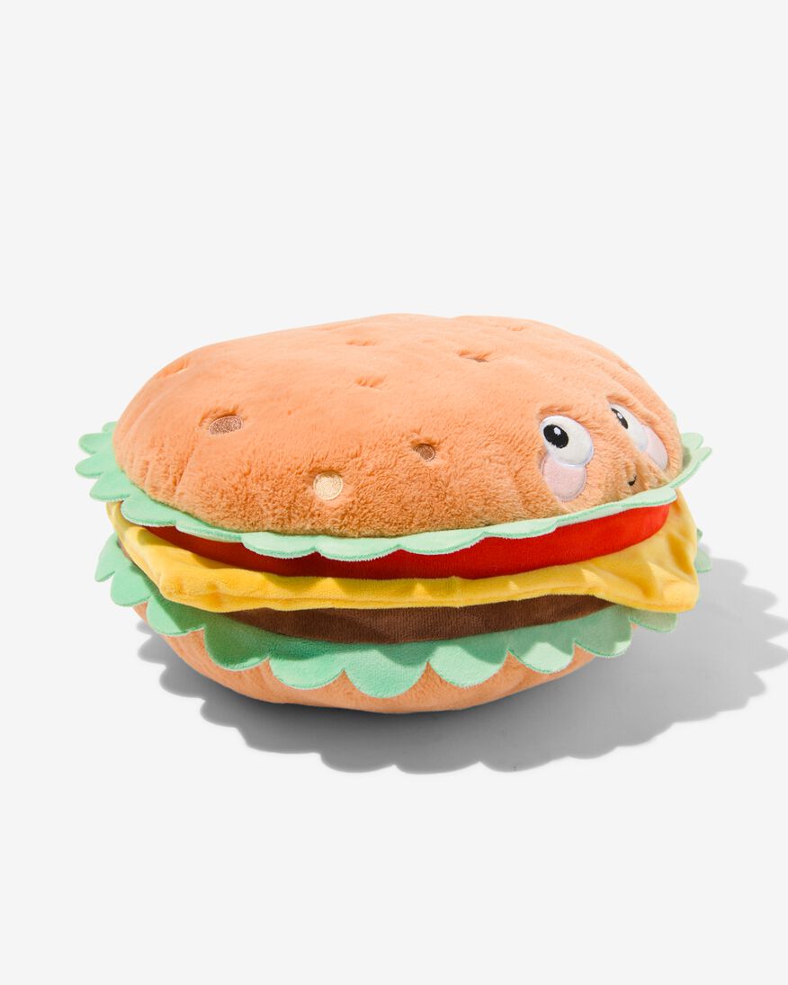 knuffel pluche hamburger - 14591198 - HEMA
