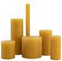 rustieke kaarsen okergeel okergeel - 1000015362 - HEMA
