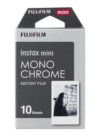 Fujifilm instax mini fotopapier monochrome 10-pak - 60300393 - HEMA