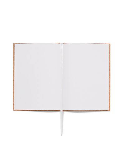 notitieboek A5 blanco met kurk - 14100171 - HEMA