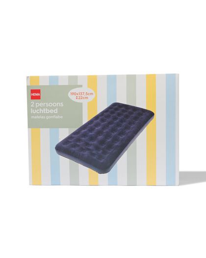 2-persoons luchtbed 190x137.5x22 - 41820392 - HEMA