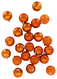 kerstballen plastic oranje - 44 stuks - 25290207 - HEMA
