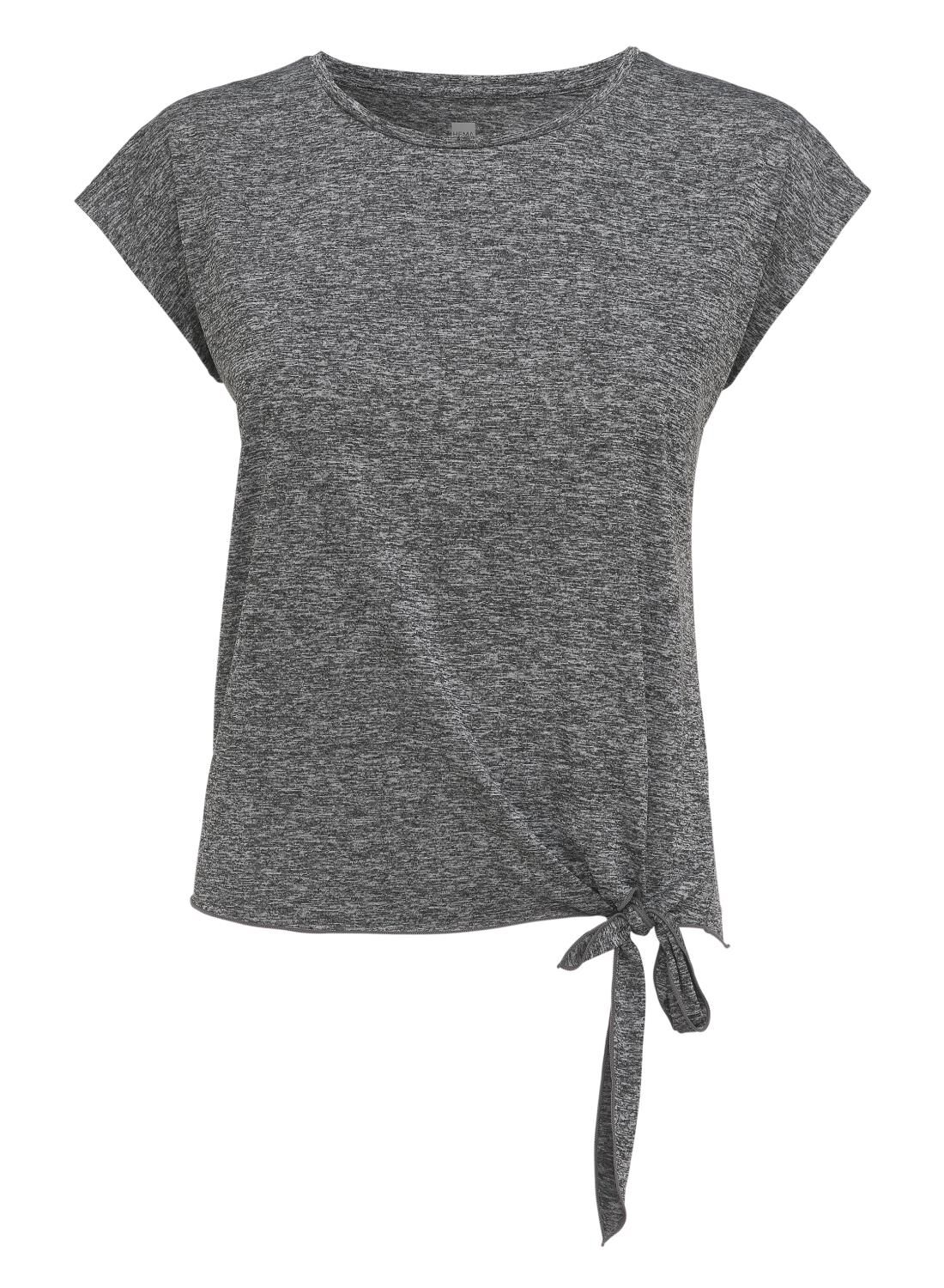 HEMA Dames T-shirt Grijsmelange (grijsmelange)
