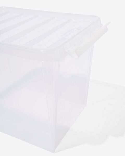 Besparing Nauwgezet Bestrating opbergbox 25L Madrid transparant 40x30x32 - HEMA