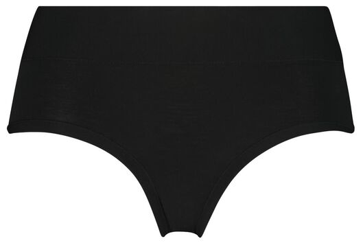 dameshipster modal zwart XL - 19628764 - HEMA