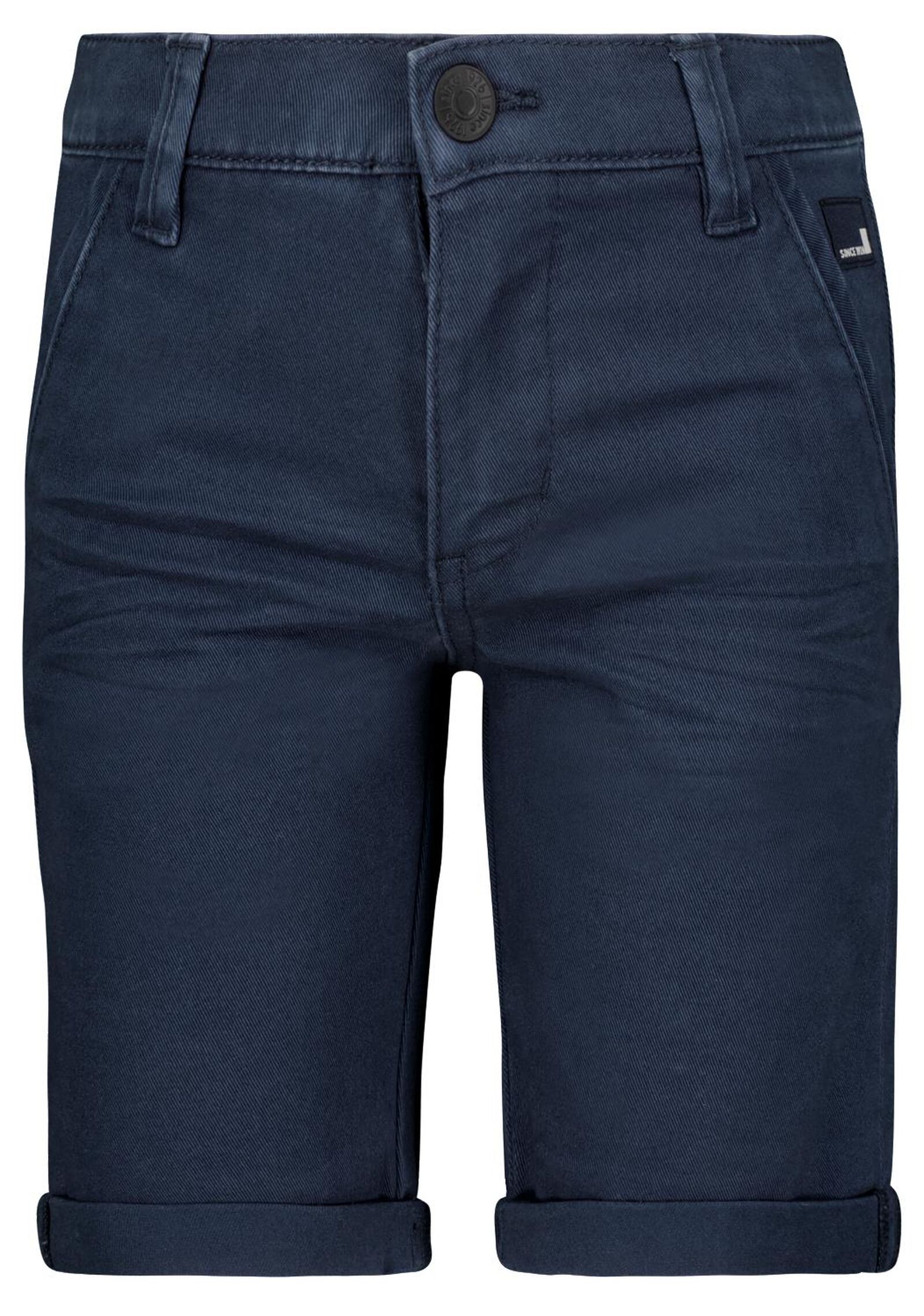 kindershort chino donkerblauw 134/140 - 30783651 - HEMA