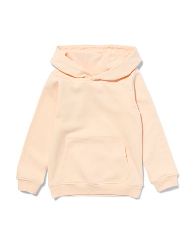 kinder hoodie met kangeroezak roze 122/128 - 30769444 - HEMA