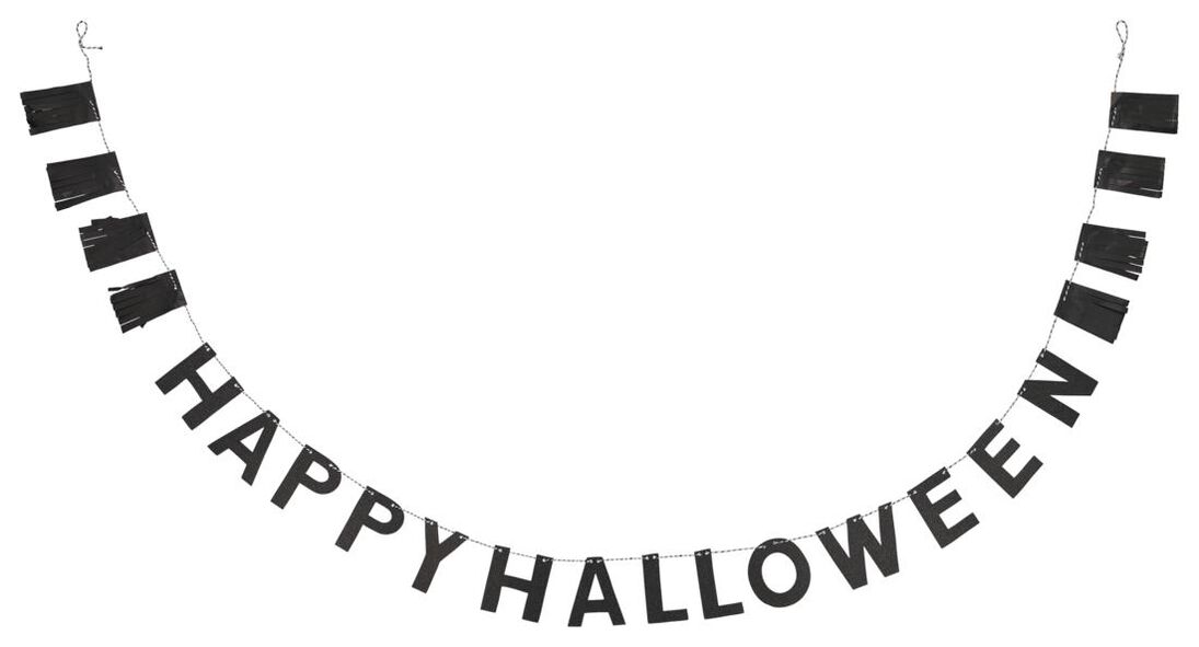 Maand verkiezing Pretentieloos slinger 250cm - happy Halloween - HEMA