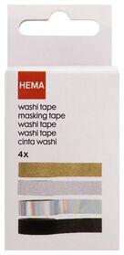 washi tapes - 4 stuks - 14822310 - HEMA