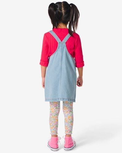 kinder salopette-jurk denim lichtblauw lichtblauw - 30835447LIGHTBLUE - HEMA