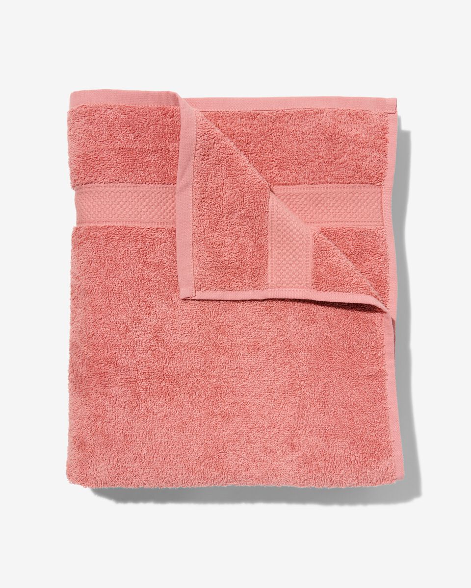 handdoek 100x150 zware kwaliteit roze - 5230082 - HEMA