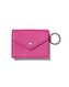 portemonnee drukknoop sleutelhanger roze 8x10 - 18110009 - HEMA