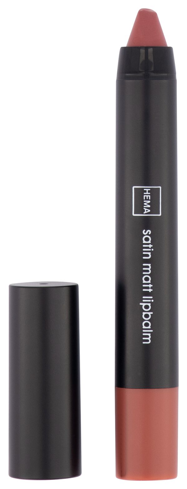 satin matt lipbalm 16 light nude - 11230316 - HEMA