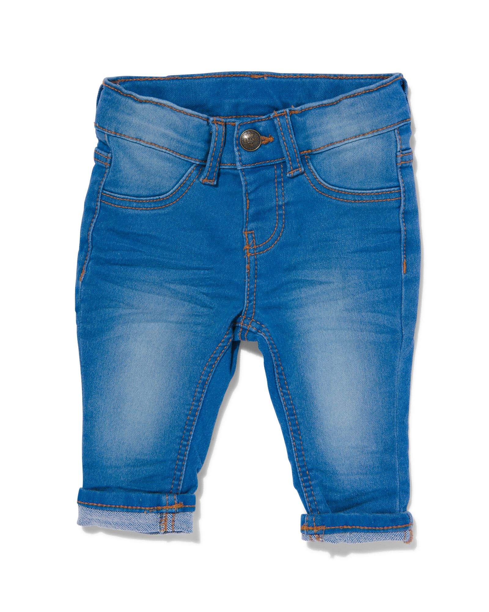 kinder jogdenim blauw 62 - 33142341 - HEMA