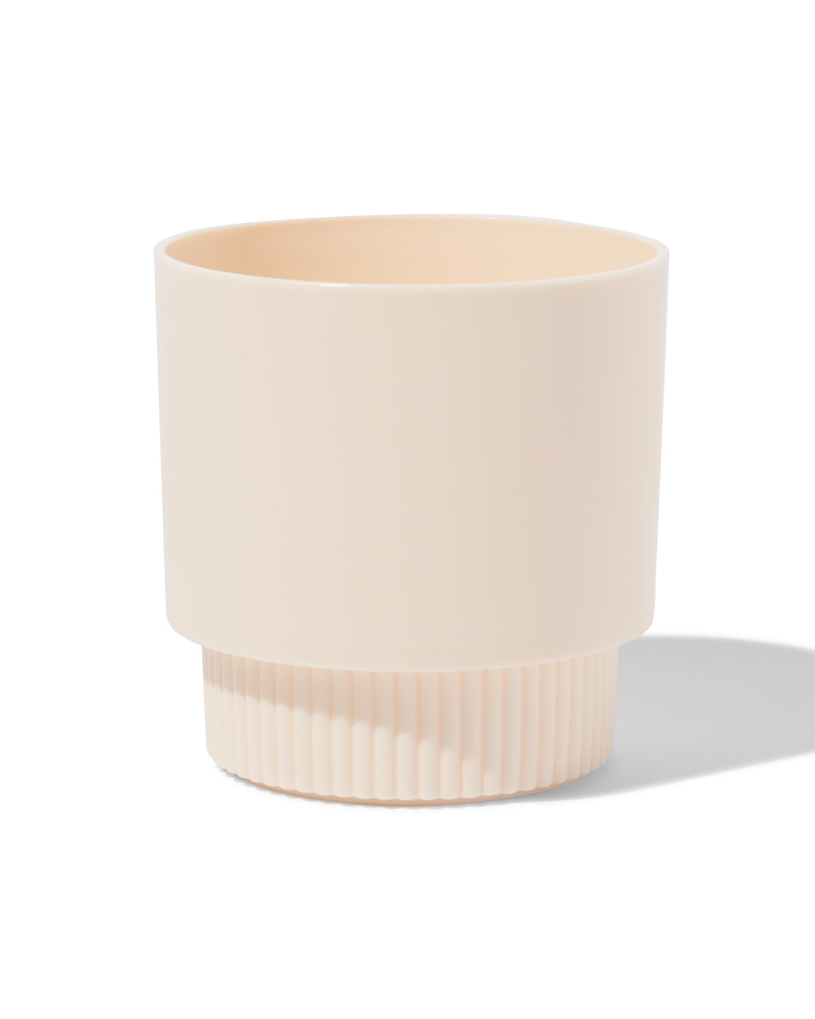 bloempot 12x13cm plastic beige - 41840188 - HEMA
