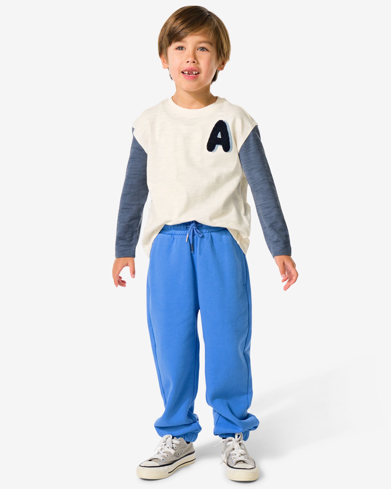 kinder sweatbroek blauw blauw - 30792311BLUE - HEMA