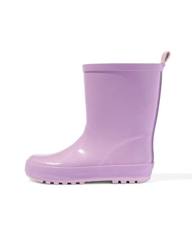 kinder regenlaarzen rubber lichtpaars paars paars - 18440220PURPLE - HEMA