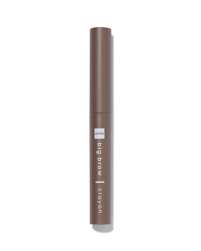 wenkbrauwpotlood extra dik mid brown - 11214116 - HEMA