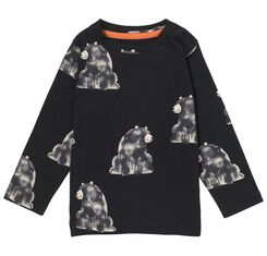 baby t-shirt beer zwart zwart - 1000029148 - HEMA