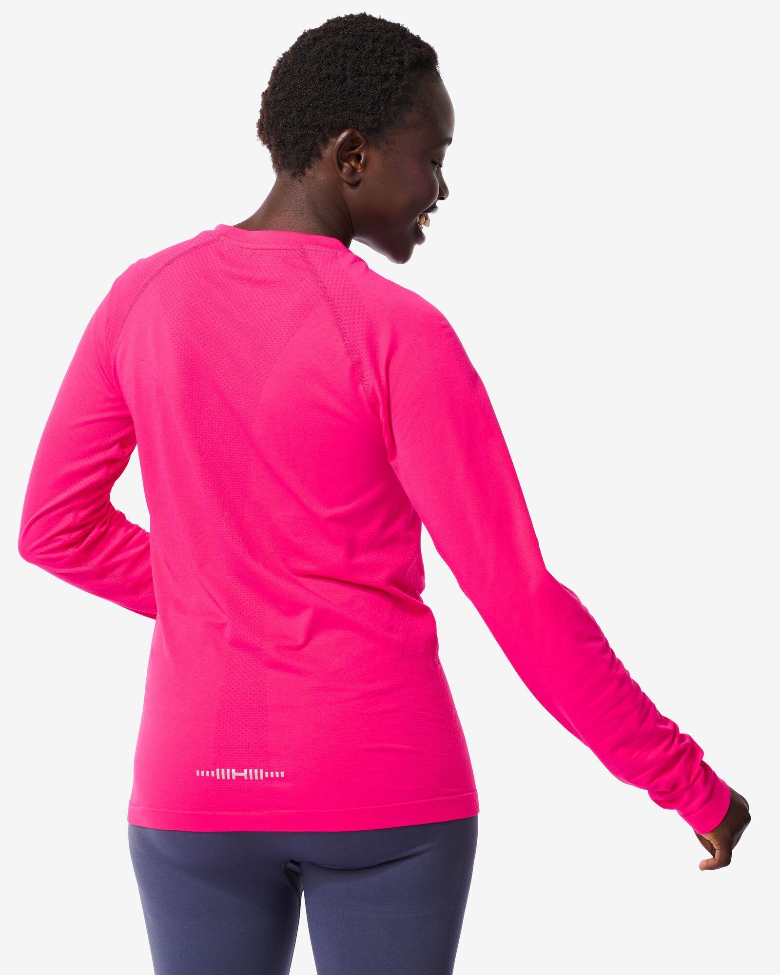 naadloos dames sportshirt roze roze - 36090134PINK - HEMA