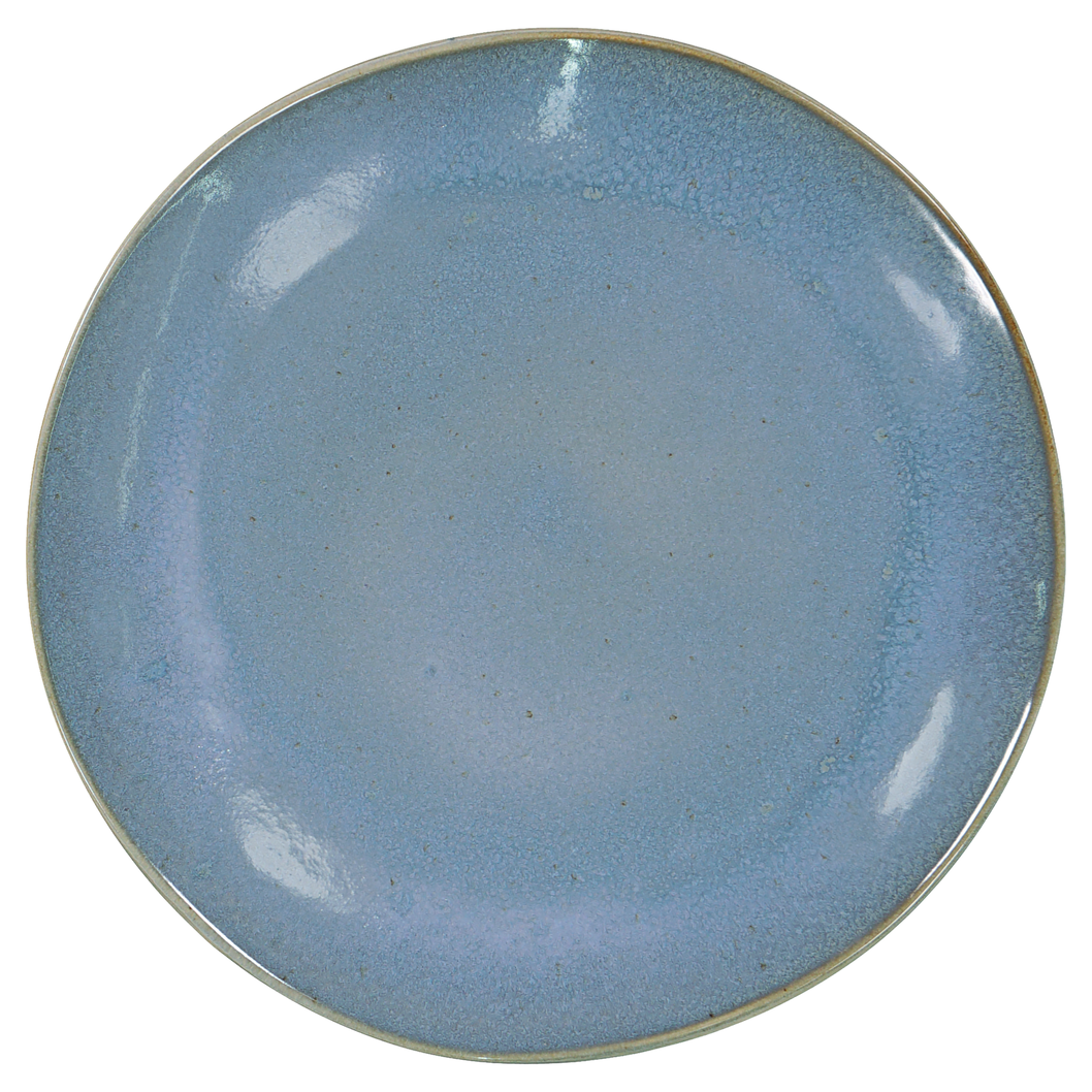 dinerbord - 26 cm - Porto - reactief glazuur - blauw - 9602021 - HEMA