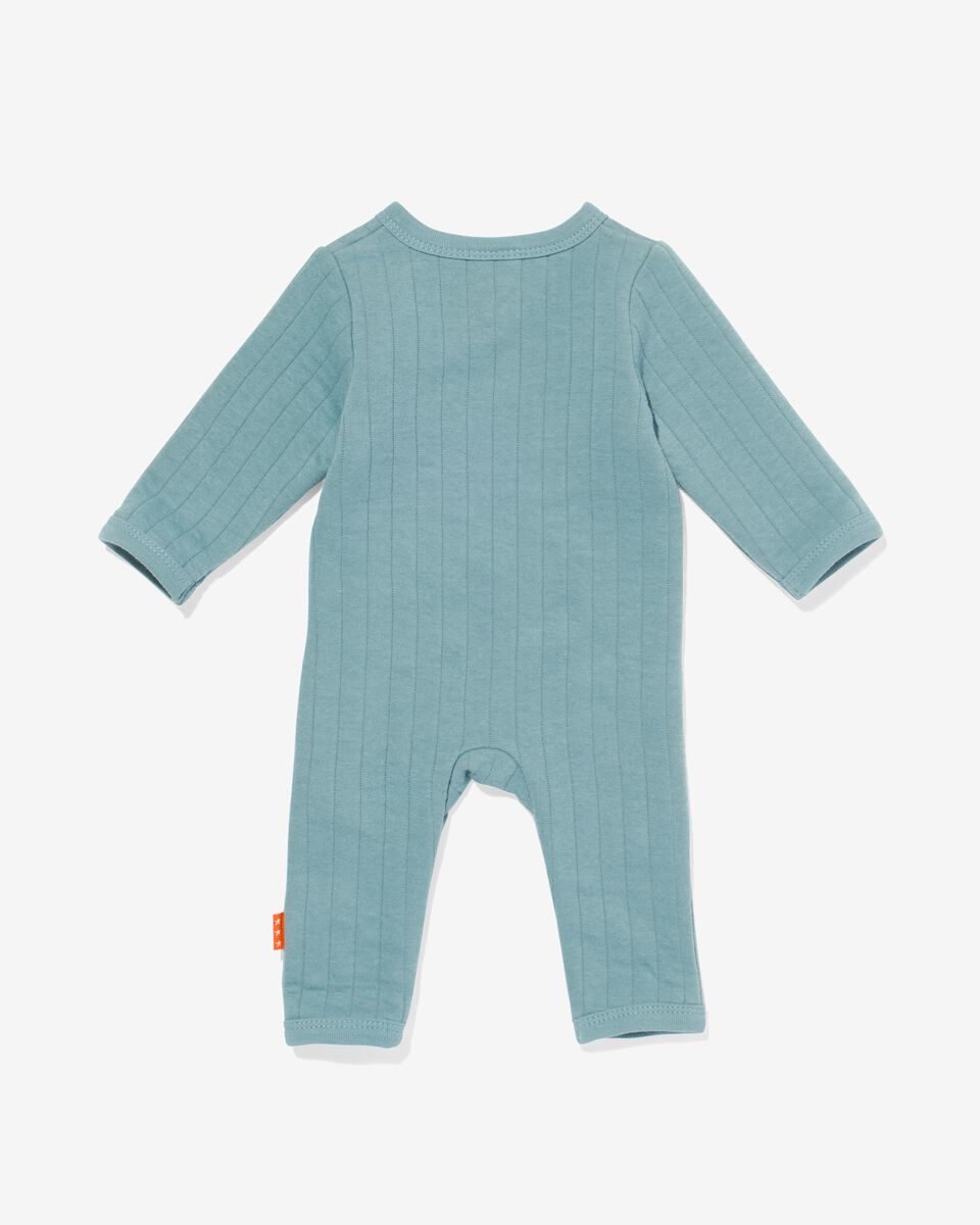 newborn jumpsuit padded blauw blauw - 1000032581 - HEMA