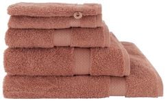 handdoeken - zware kwaliteit oudroze oudroze - 1000025959 - HEMA