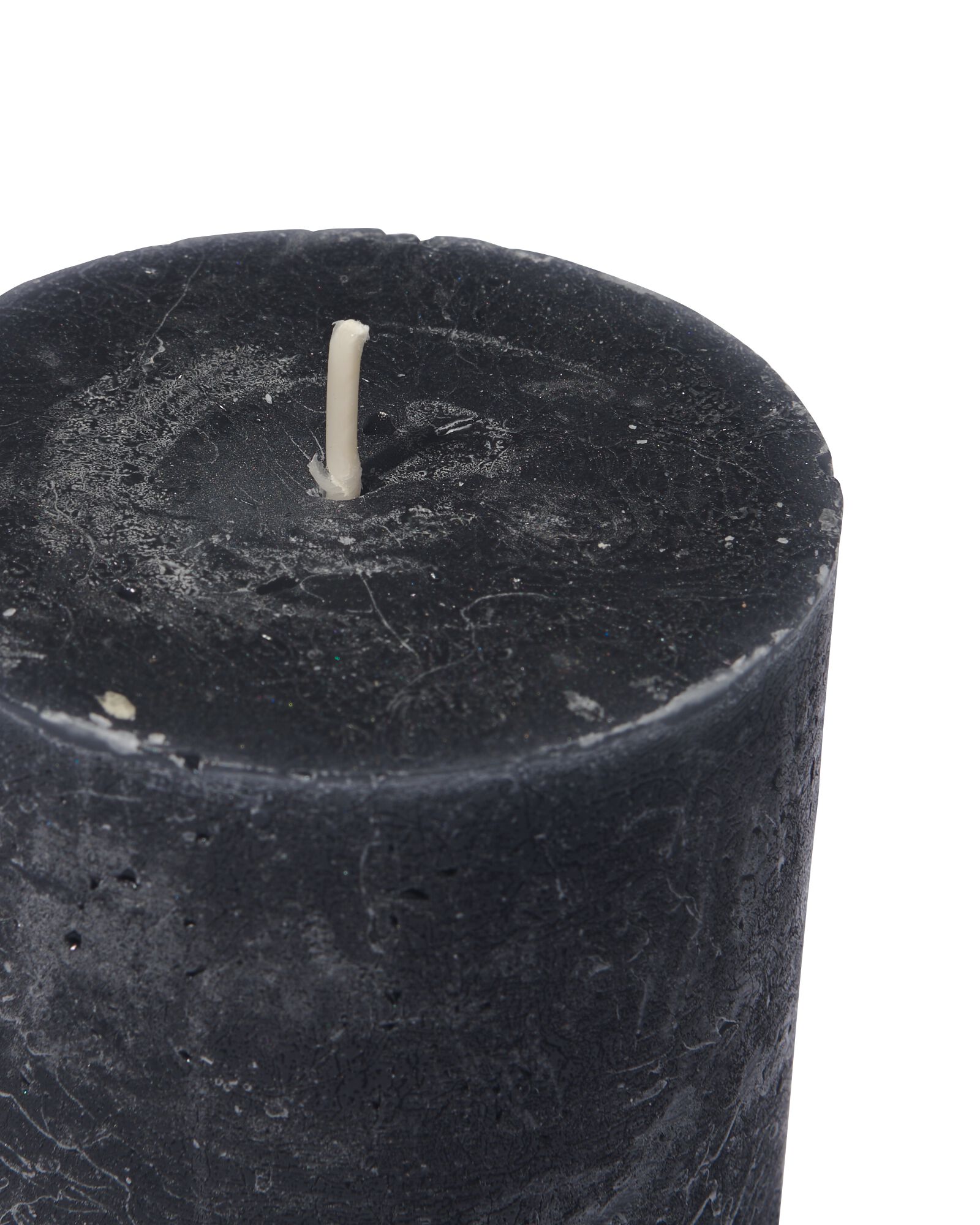 rustieke kaarsen zwart zwart - 1000030556 - HEMA