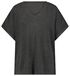 dames lounge shirt zwart - 1000028596 - HEMA