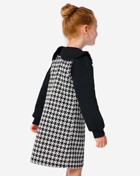 kinder sweater met kraag zwart zwart - 1000032441 - HEMA