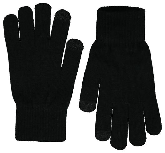 herenhandschoenen  touchscreen - 2 paar zwart L/XL - 16500427 - HEMA