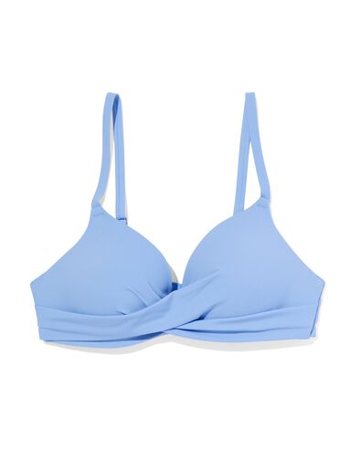 dames bikinitop lichtblauw XL - 22351375 - HEMA